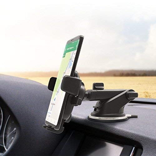 iOttie Easy One Touch 4 Dashboard & Windshield Car Phone Mount Holder for iPhone Xs Max R 8 Plus 7 6s SE Samsung Galaxy S9 S8 Edge S7 S6 Note 9 & Other Smartphone