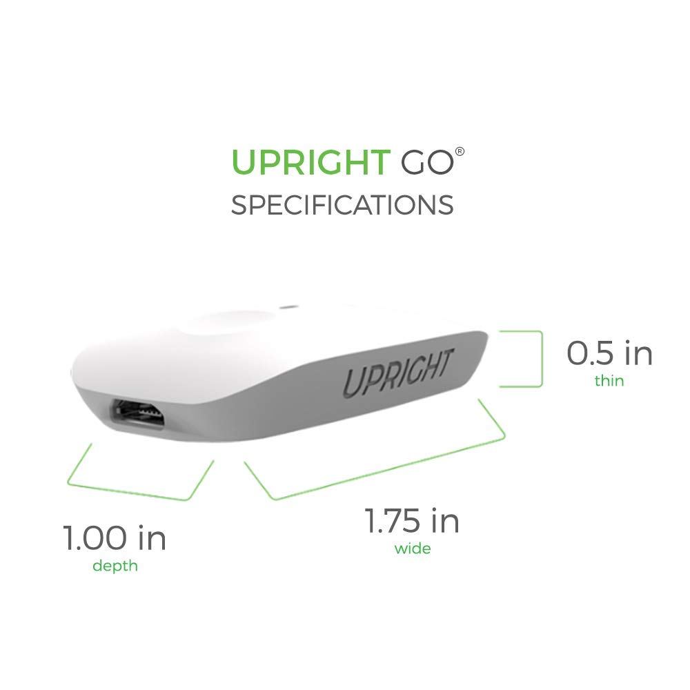Upright GO  Posture Trainer and Corrector for Back | Strapless, Discrete, Easy to Use | Complete with App and Training Plan | Back Health Benefits and Confidence Builder | Improved Posture in No Time