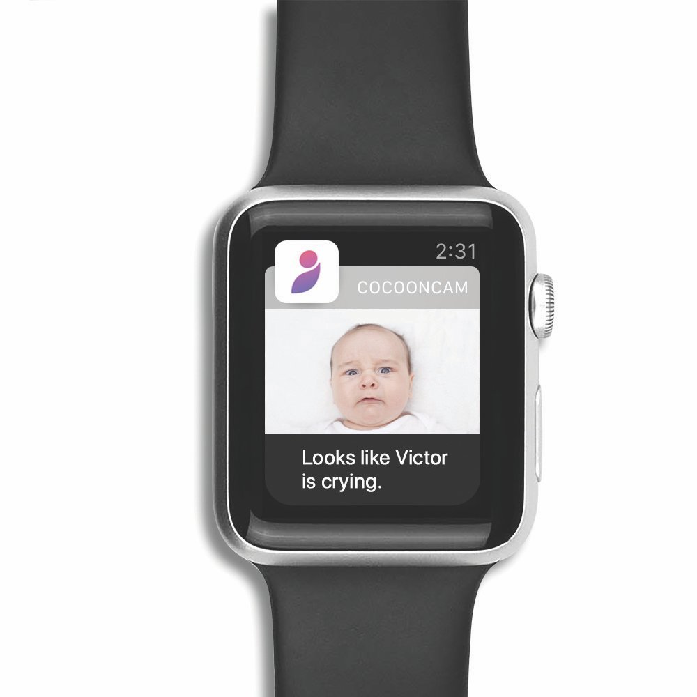 baby monitor watch on phone