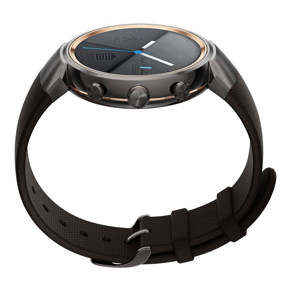 ASUS ZenWatch 3 (WI503Q) Smart Watch – International Stock (Black)